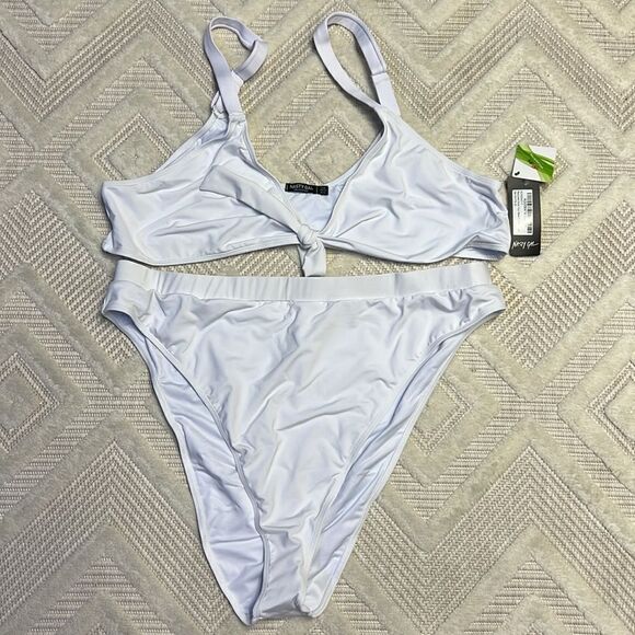 NASTY GAL - Recycled Knot Your Beach Plus Size Bikini Set - Picture 2 of 5